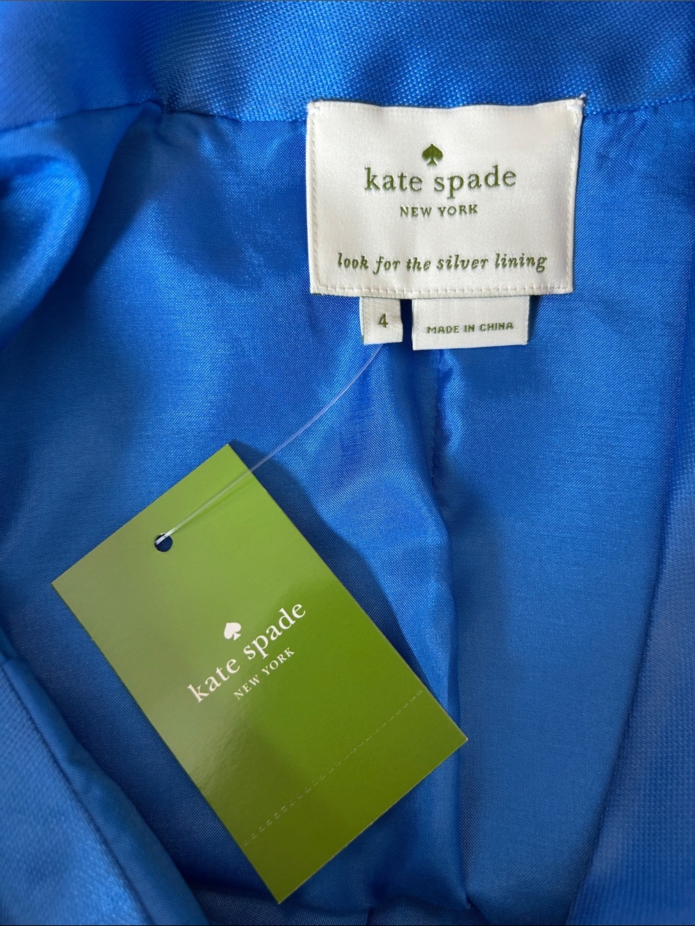 kate spade Vibrant Royal Blue Fit-and-Flare Dress - Picture 6 of 7
